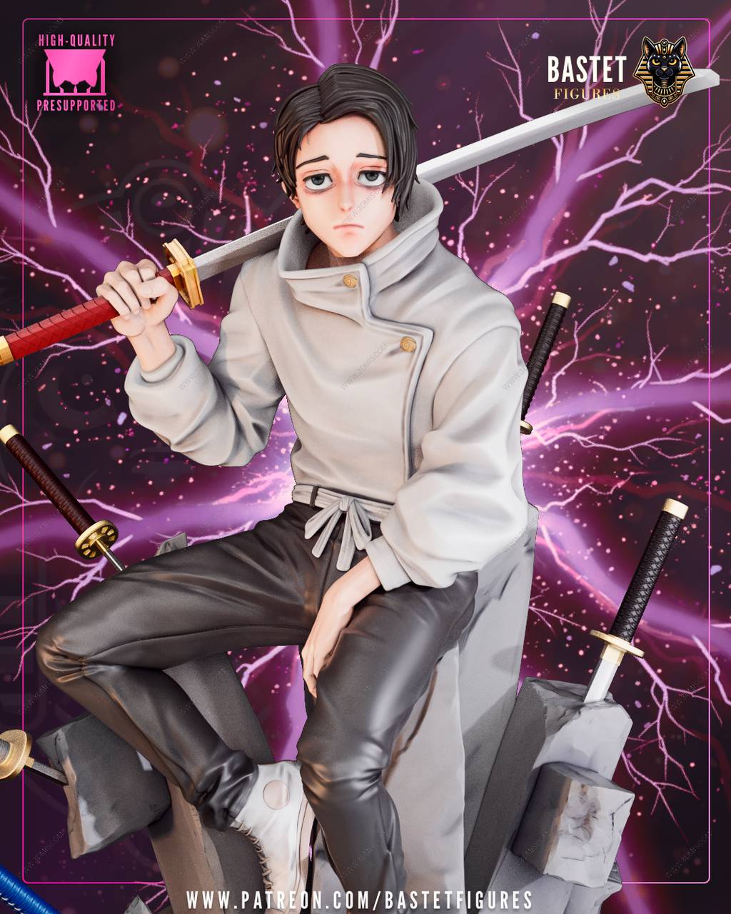 P站图纸印象馆 Bastet Figures 咒术回战 乙骨忧太 Bastet Figures 咒术回战 乙骨忧太