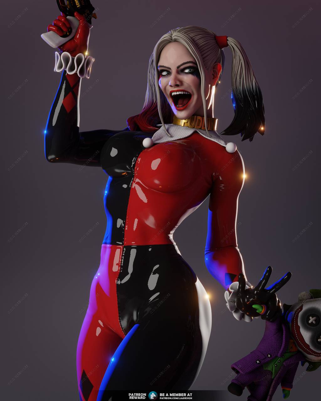 P站图纸印象馆 L.A Figures DC漫画 哈莉·奎茵 L.A Figures DC漫画 哈莉·奎茵