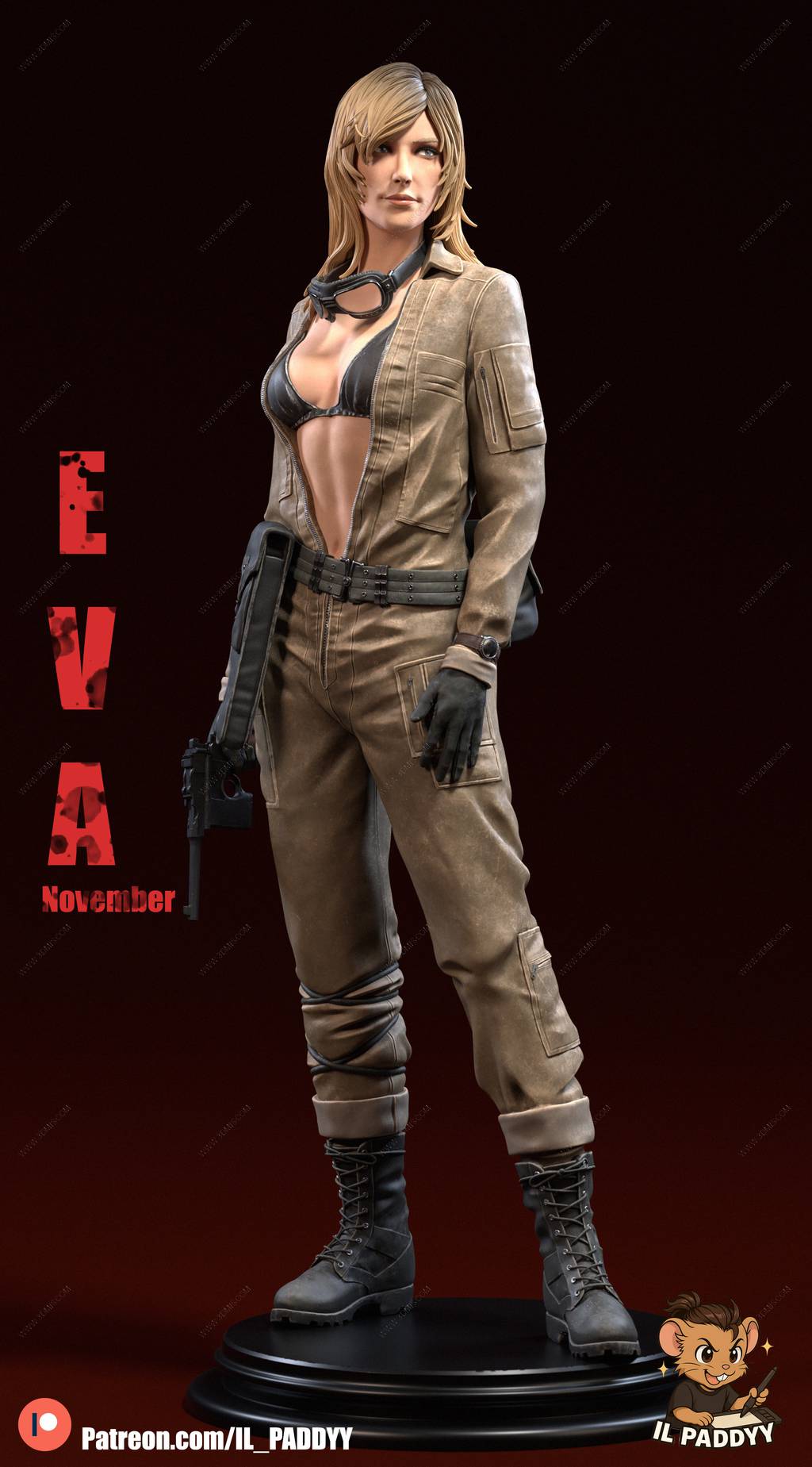 P站图纸印象馆 Il_Paddyy 合金装备 伊娃 Il_Paddyy 合金装备 伊娃