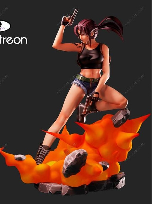 P站图纸印象馆 ANIME GIRLS 黑礁 莱薇 ANIME GIRLS 黑礁 莱薇