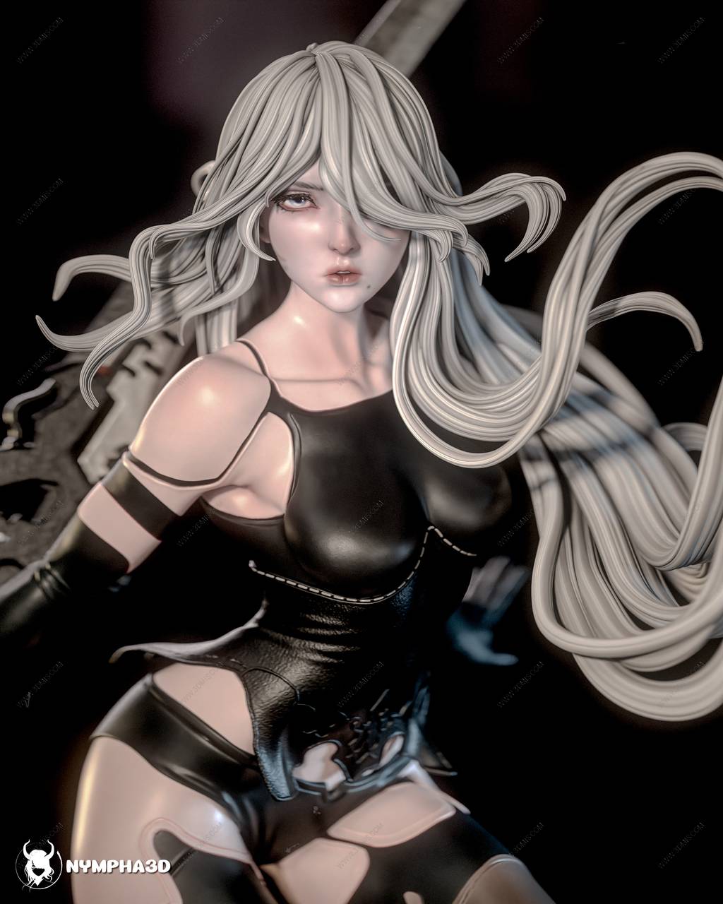 P站图纸印象馆 NYMPHA 3D 尼尔:机械纪元 A2 NYMPHA 3D 尼尔:机械纪元 A2