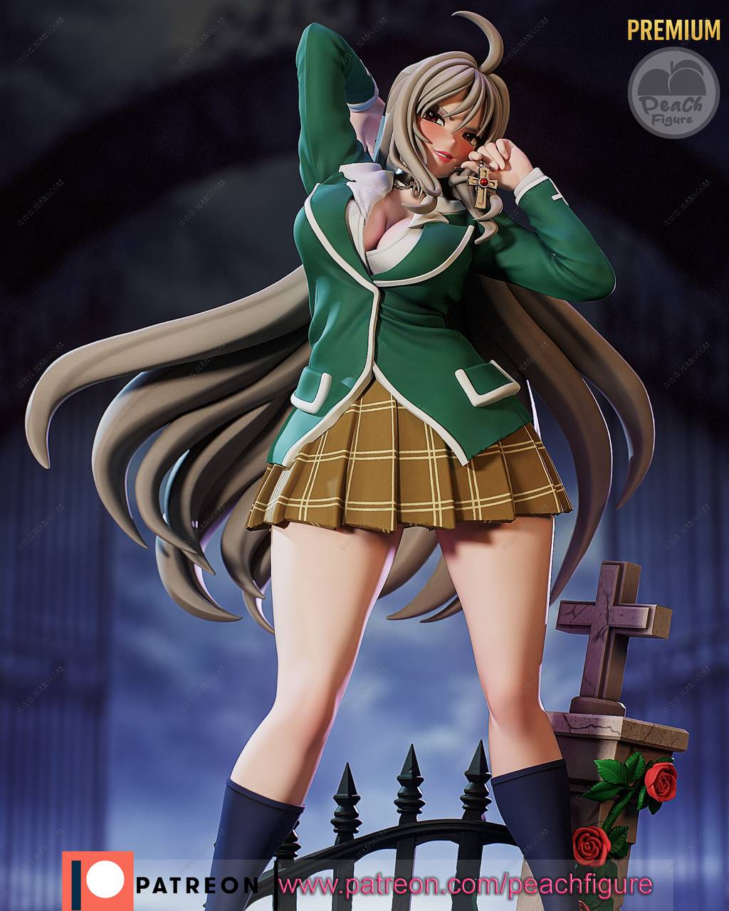 P站图纸印象馆 Peach Figure 十字架与吸血鬼 星见雅赤夜萌香 Peach Figure 十字架与吸血鬼 星见雅赤夜萌香