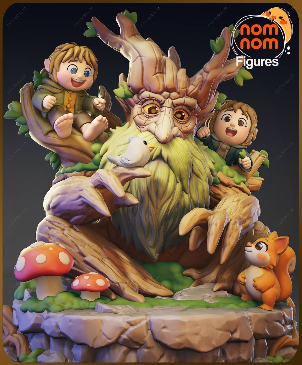 P站图纸印象馆 NomNom 指环王 树胡 NomNom 指环王 树胡