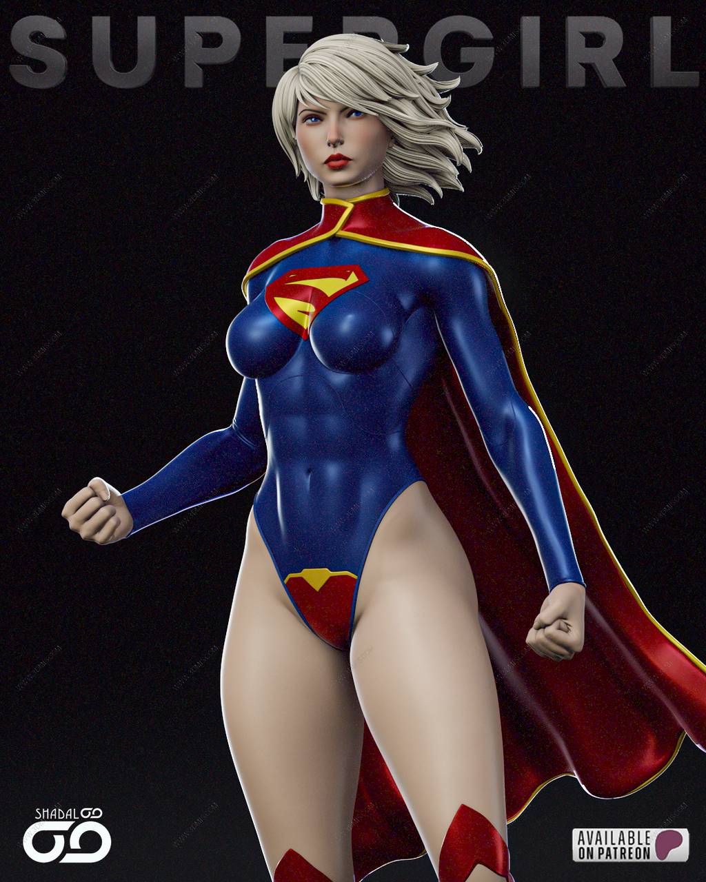 女超人 3D 打印模型整理