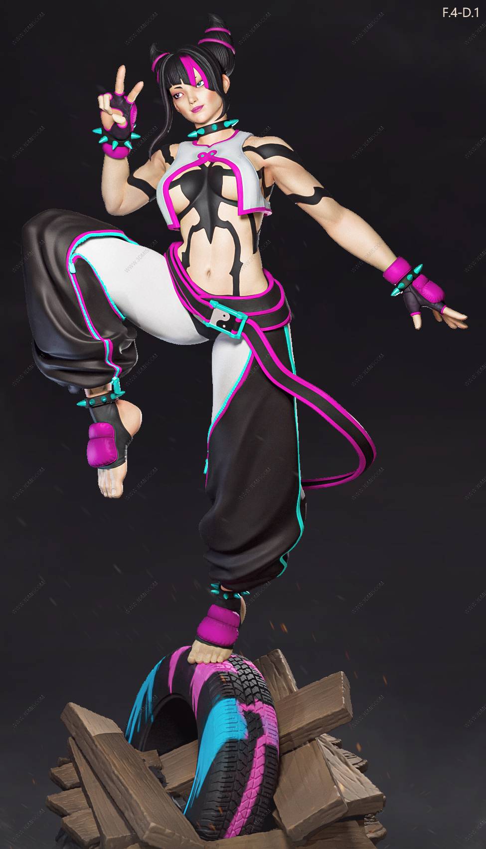 P站图纸印象馆 ESMonster 街头霸王 韩蛛俐 ESMonster 街头霸王 韩蛛俐