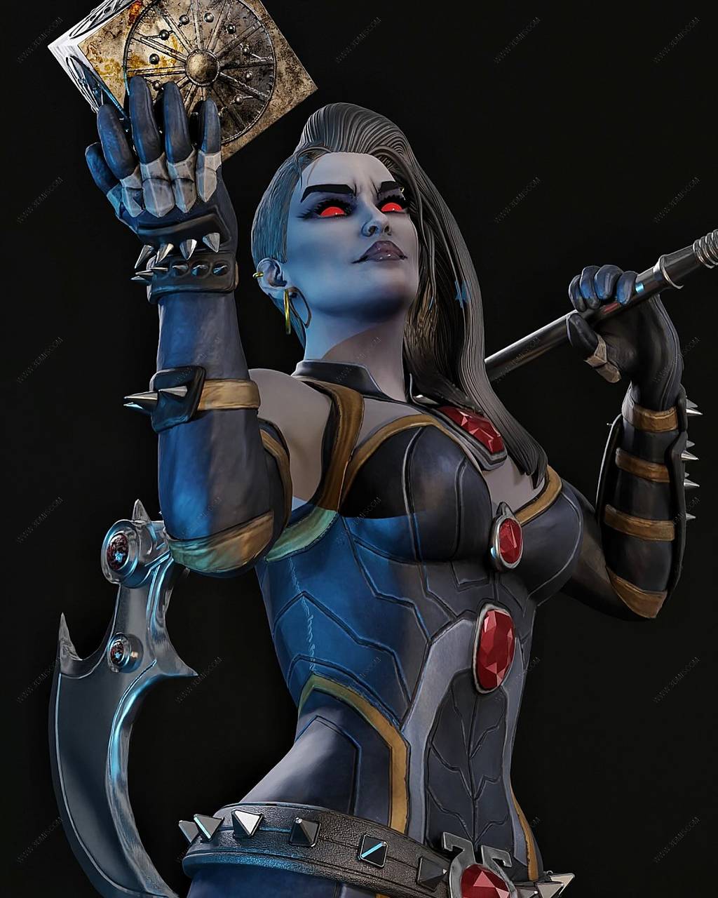 P站图纸印象馆 MCM3D DC漫画 格雷尔 MCM3D DC漫画 格雷尔