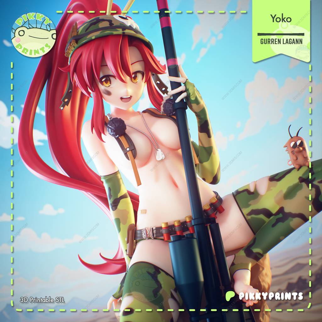 P站图纸印象馆 Pikitty 天元突破 红莲螺岩 优子 Pikitty 天元突破 红莲螺岩 优子