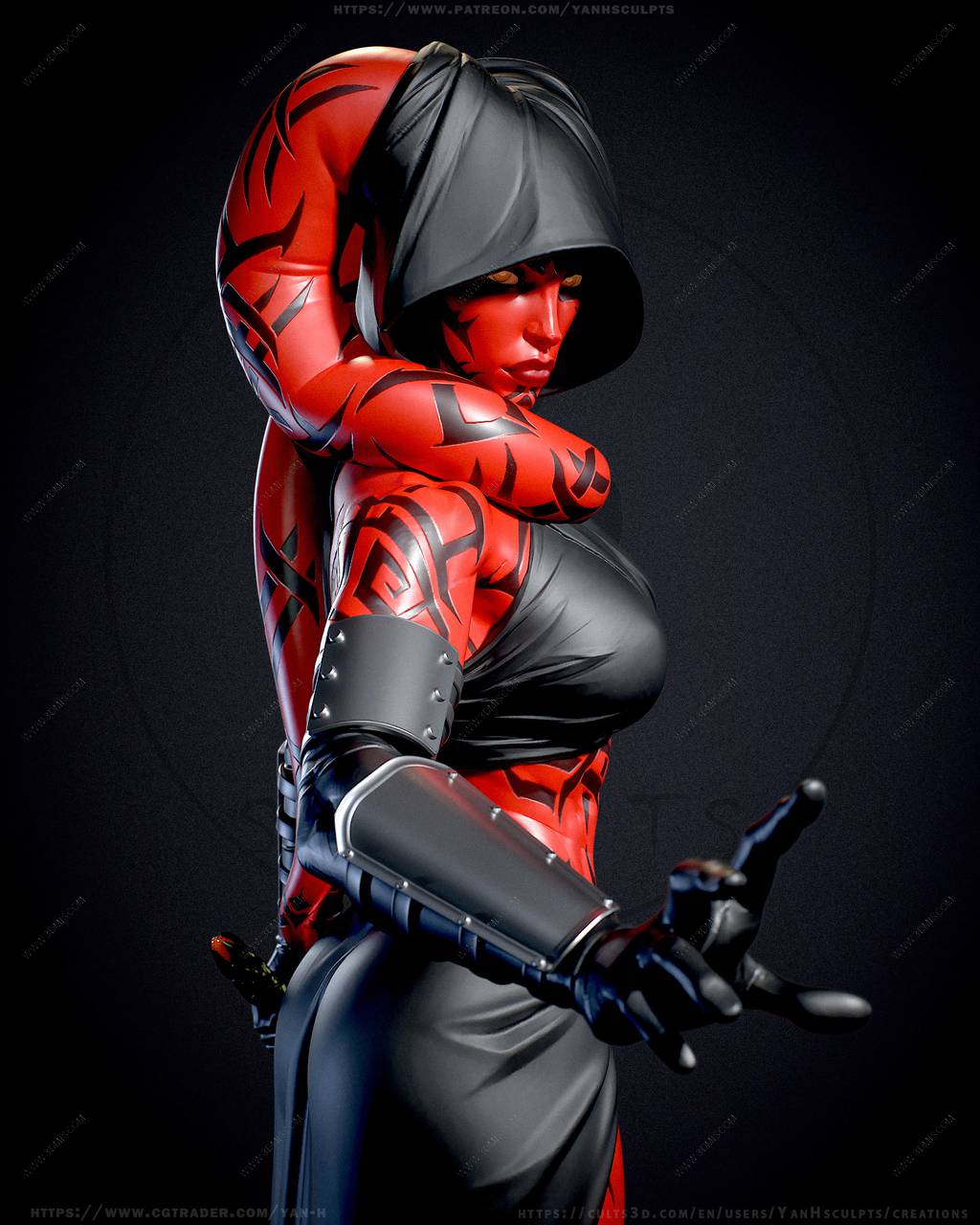 P站图纸印象馆 Yan H 星球大战 达斯·塔隆 Yan H 星球大战 达斯·塔隆