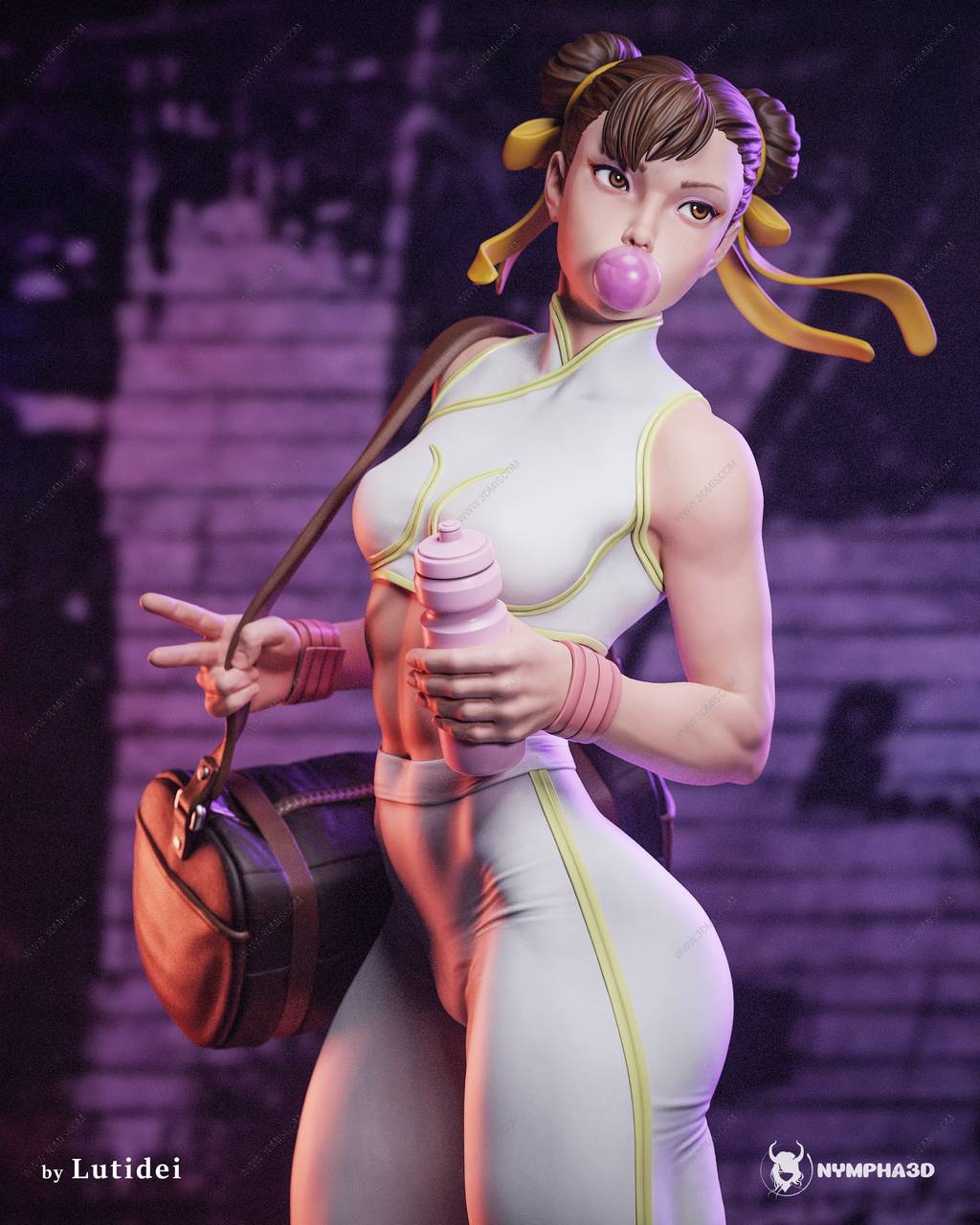 P站图纸印象馆 NYMPHA 3D 街头霸王 春丽 NYMPHA 3D 街头霸王 春丽