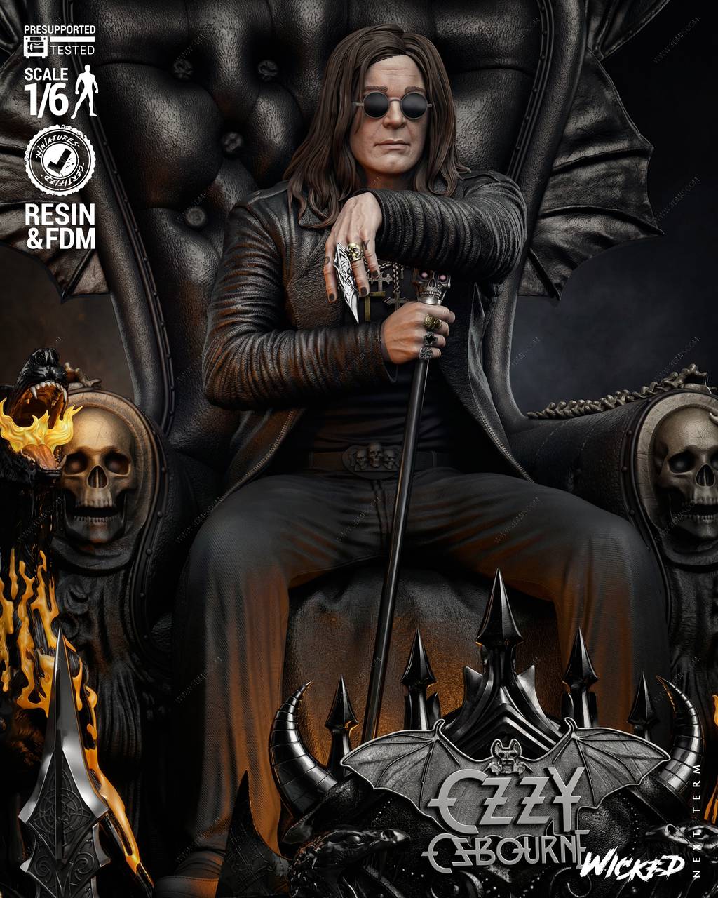 P站图纸印象馆 3DWicked 重金属歌手奥兹·奥斯本 3DWicked 重金属歌手奥兹·奥斯本