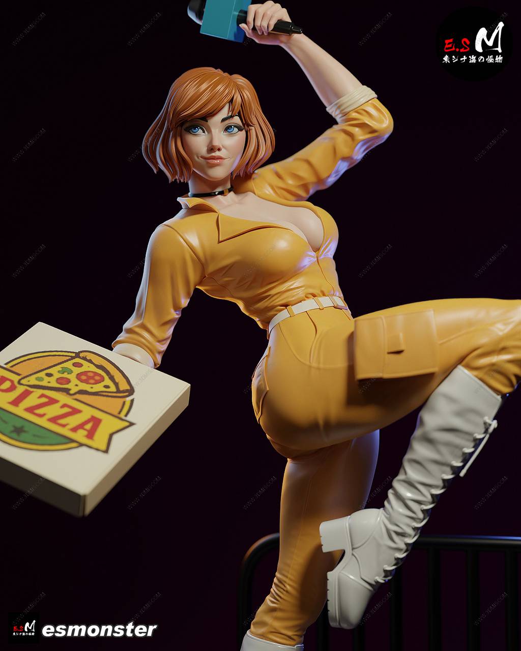 P站图纸印象馆 ESMonster 忍者神龟 爱普莉尔·奥尼尔 ESMonster 忍者神龟 爱普莉尔·奥尼尔