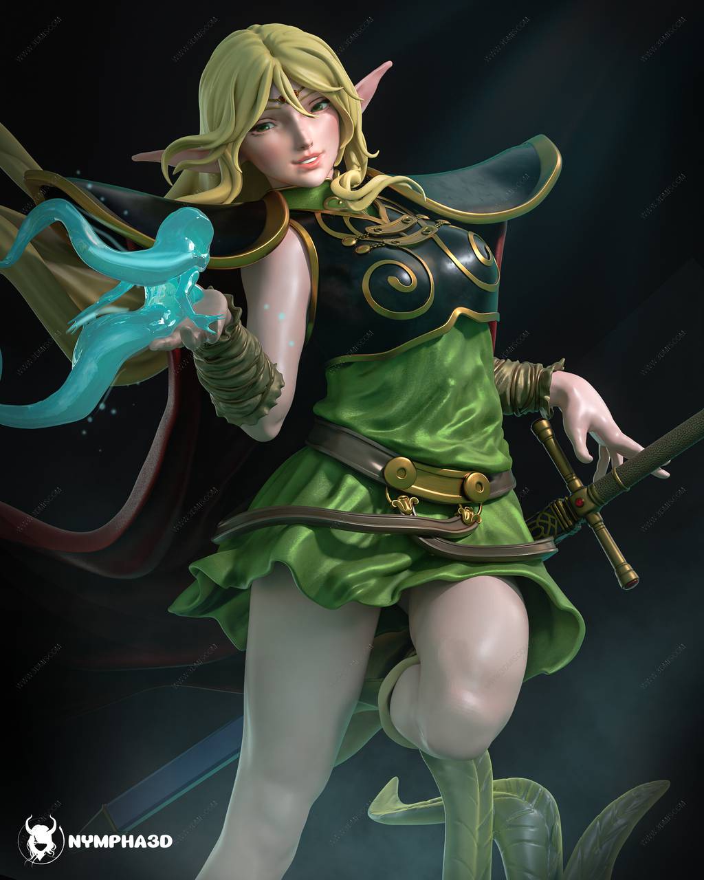 P站图纸印象馆 NYMPHA 3D 罗德斯岛战记 蒂德莉特 NYMPHA 3D 罗德斯岛战记 蒂德莉特