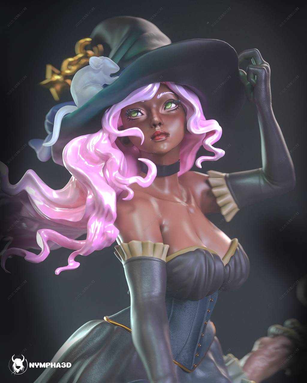 P站图纸印象馆 NYMPHA 3D 女巫 NYMPHA 3D 女巫
