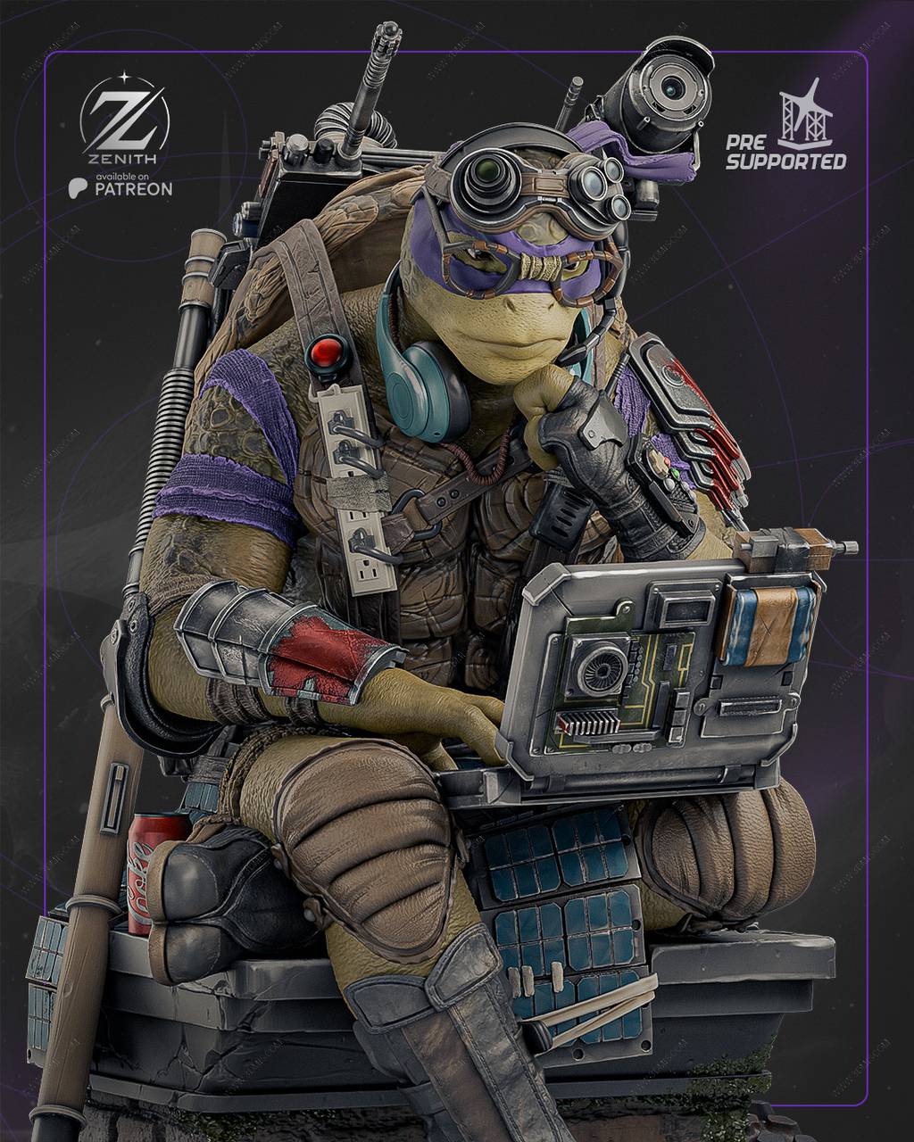 P站图纸印象馆 ZEZ STUDIOS 忍者神龟 多纳泰罗 ZEZ STUDIOS 忍者神龟 多纳泰罗