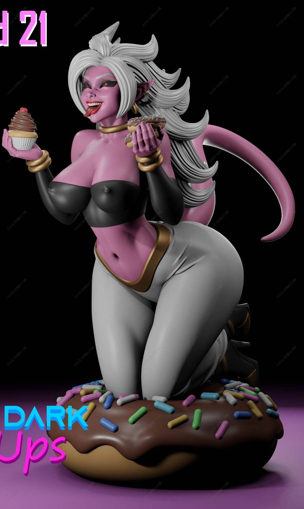 P站图纸印象馆 Digital Dark 龙珠 人造人21号 Digital Dark 龙珠 人造人21号