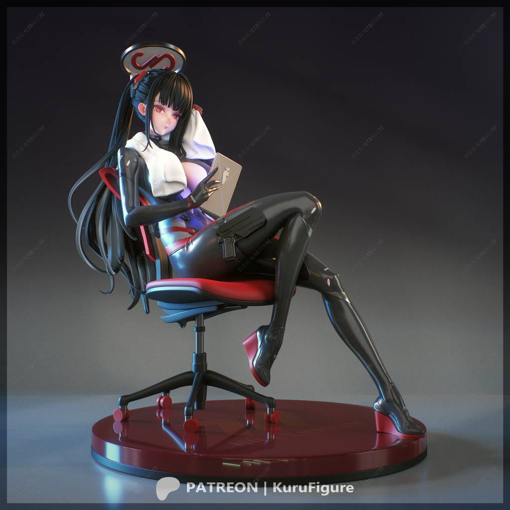 P站图纸印象馆 Kuru Figure 碧蓝档案 调月莉音 Kuru Figure 碧蓝档案 调月莉音
