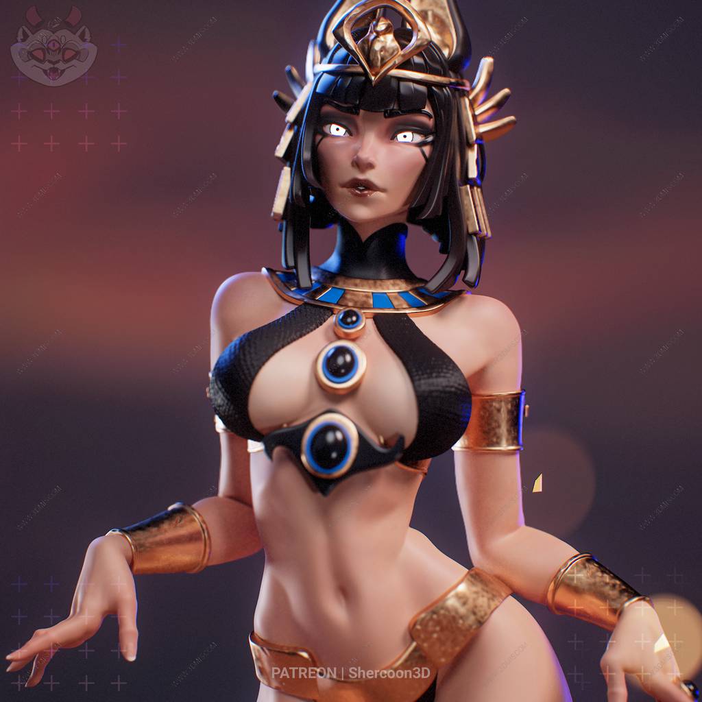 P站图纸印象馆 骷髅女孩 伊莱莎 骷髅女孩 伊莱莎