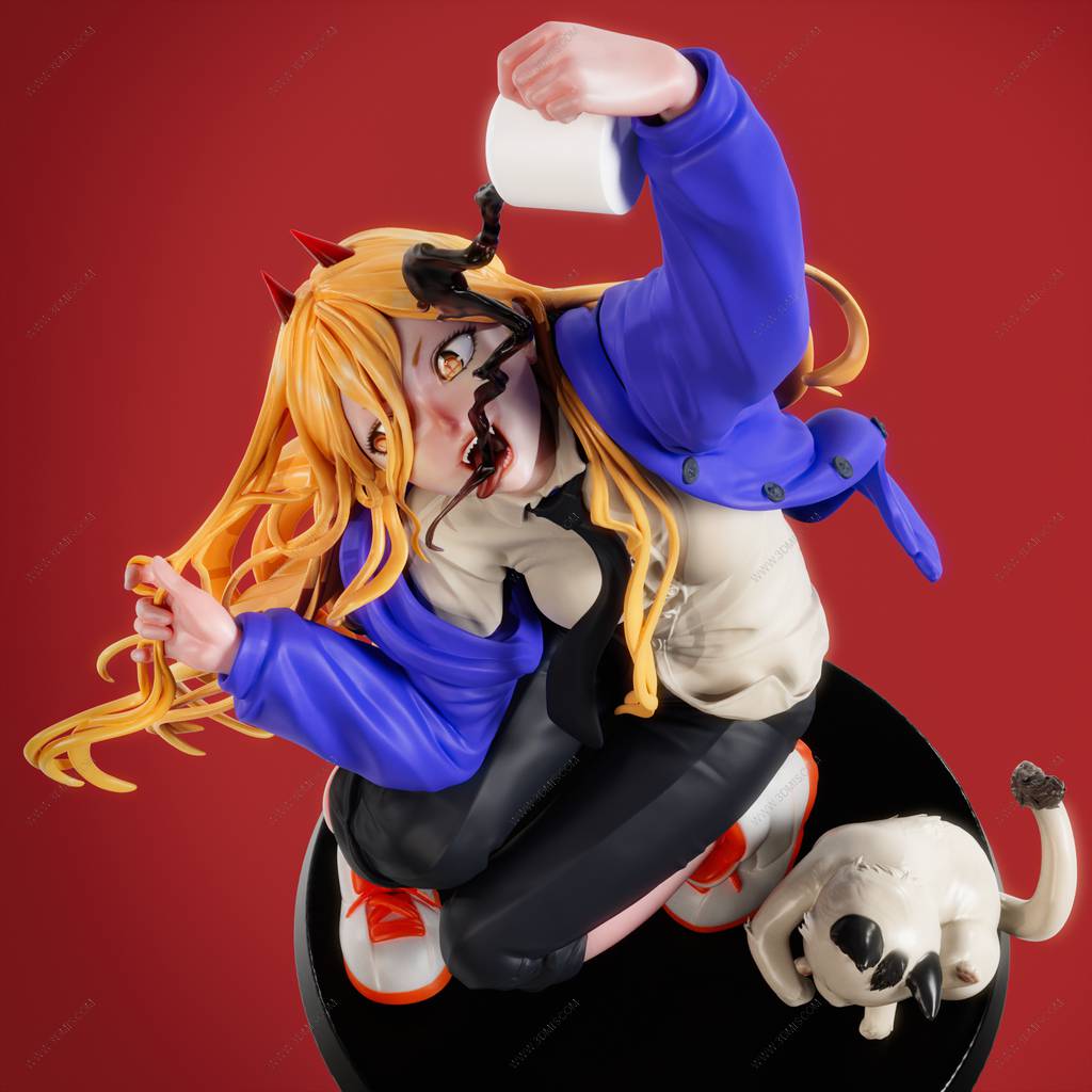 P站图纸印象馆 电锯人 帕瓦 电锯人 帕瓦