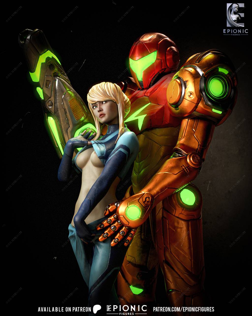 P站图纸印象馆 银河战士 萨姆斯·阿兰 银河战士 萨姆斯·阿兰