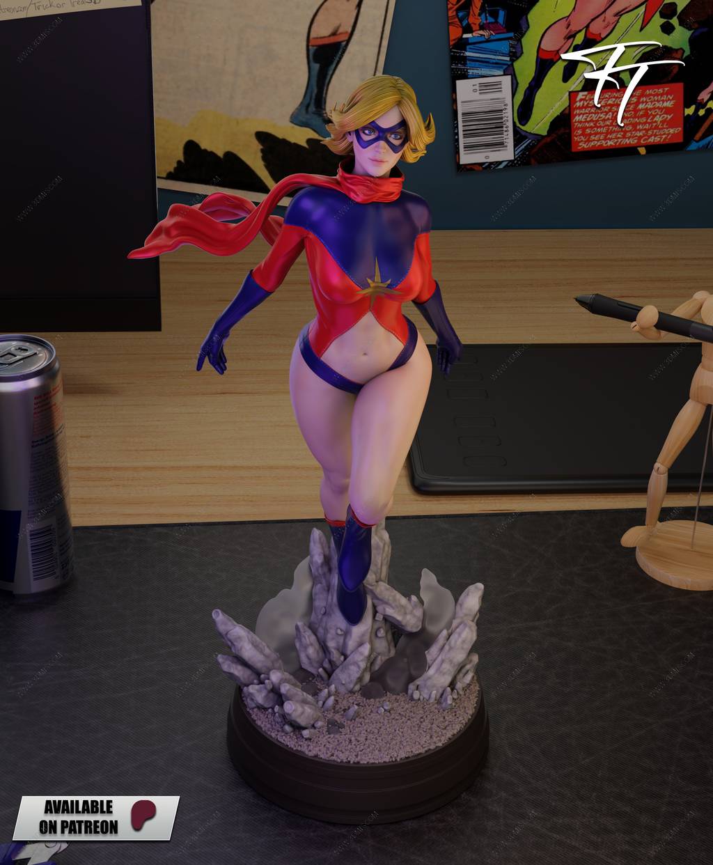惊奇女士 3D 打印模型整理