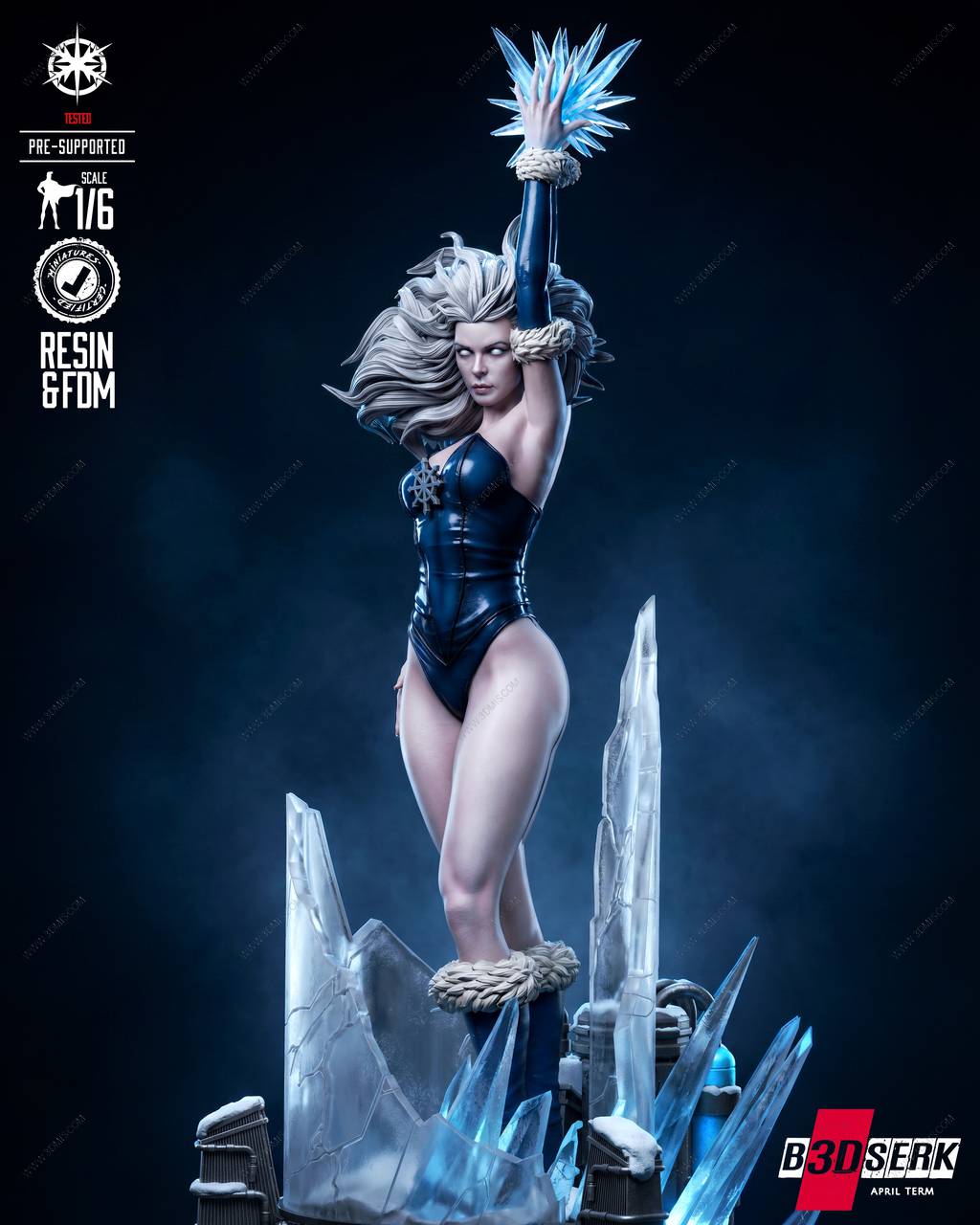 P站图纸印象馆 B3DSERK DC漫画 冰霜杀手 B3DSERK DC漫画 冰霜杀手