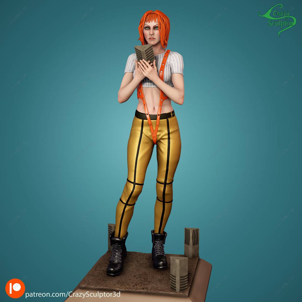 P站图纸印象馆 Crazy Sculptor 第五元素 莉露 Crazy Sculptor 第五元素 莉露