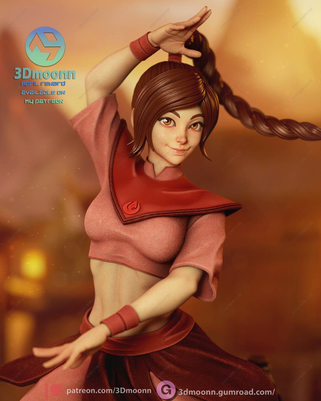P站图纸印象馆 3Dmoonn 降世神通 泰丽 3Dmoonn 降世神通 泰丽