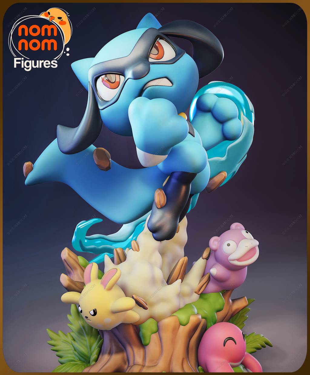 P站图纸印象馆 NomNom 精灵宝可梦 利欧路 NomNom 精灵宝可梦 利欧路
