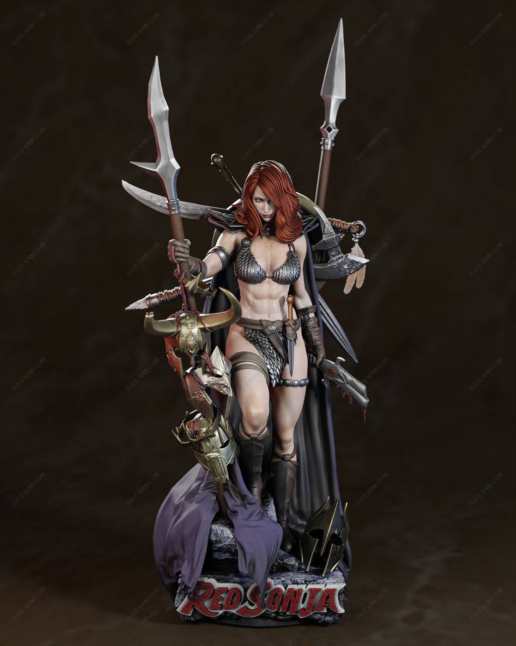 P站图纸印象馆 Geek MB 女王神剑 红索尼娅 Geek MB 女王神剑 红索尼娅