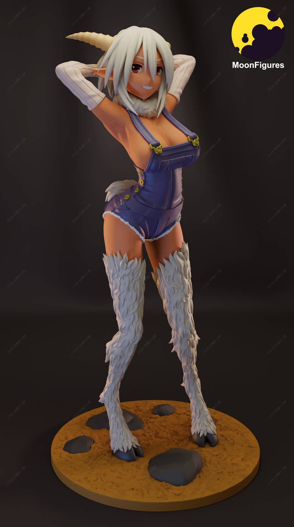 P站图纸印象馆 Moon Figures 怪物女孩 山羊 Moon Figures 怪物女孩 山羊