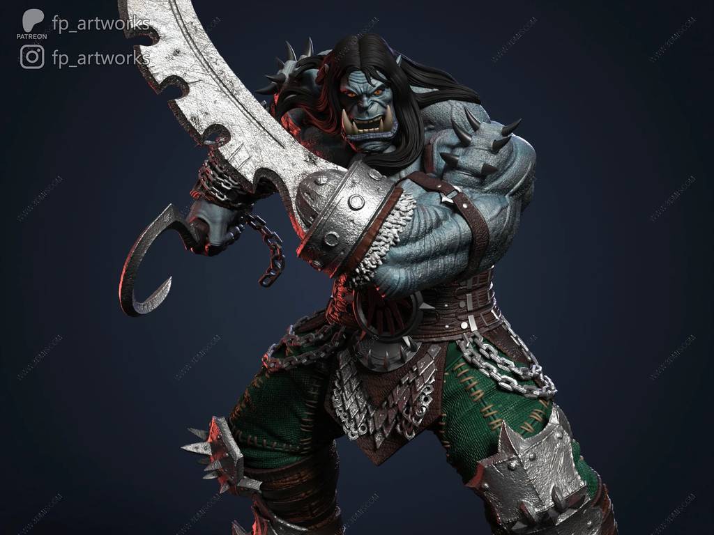 P站图纸印象馆 魔兽世界 卡加斯·刃拳 魔兽世界 卡加斯·刃拳