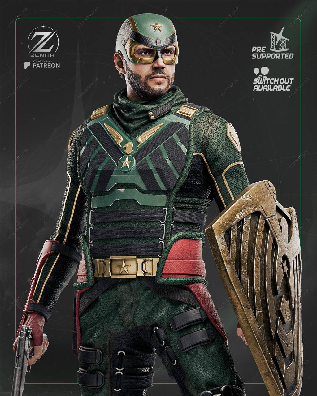 P站图纸印象馆 ZEZ STUDIOS 黑袍纠察队 士兵男孩 ZEZ STUDIOS 黑袍纠察队 士兵男孩