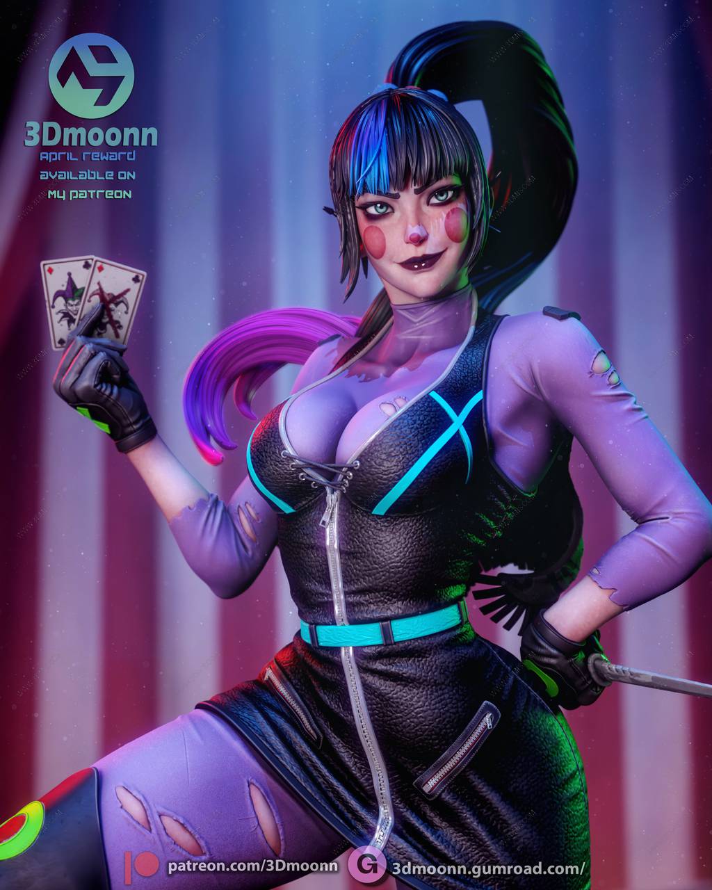 P站图纸印象馆 3Dmoonn DC漫画 笑点 3Dmoonn DC漫画 笑点
