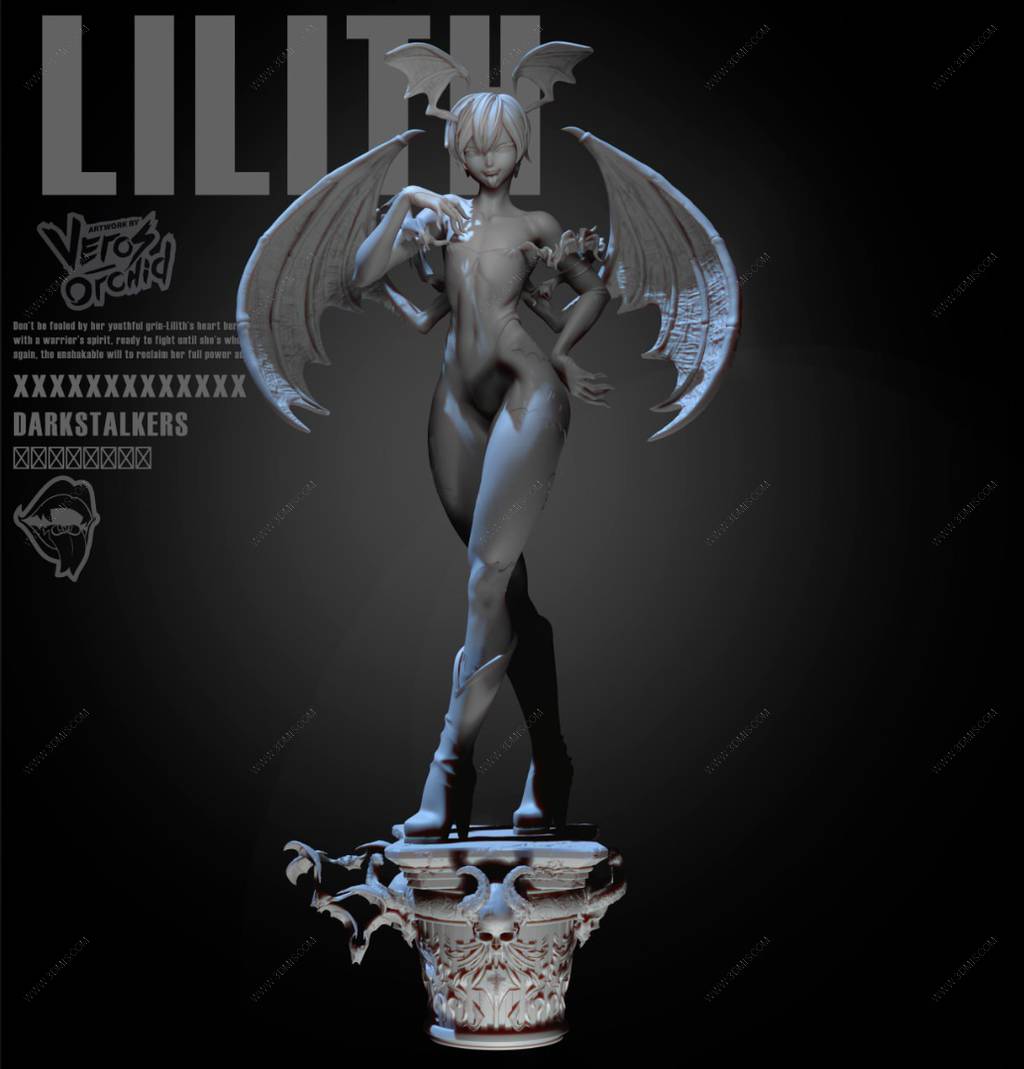 P站图纸印象馆 恶魔战士 莉莉丝 恶魔战士 莉莉丝
