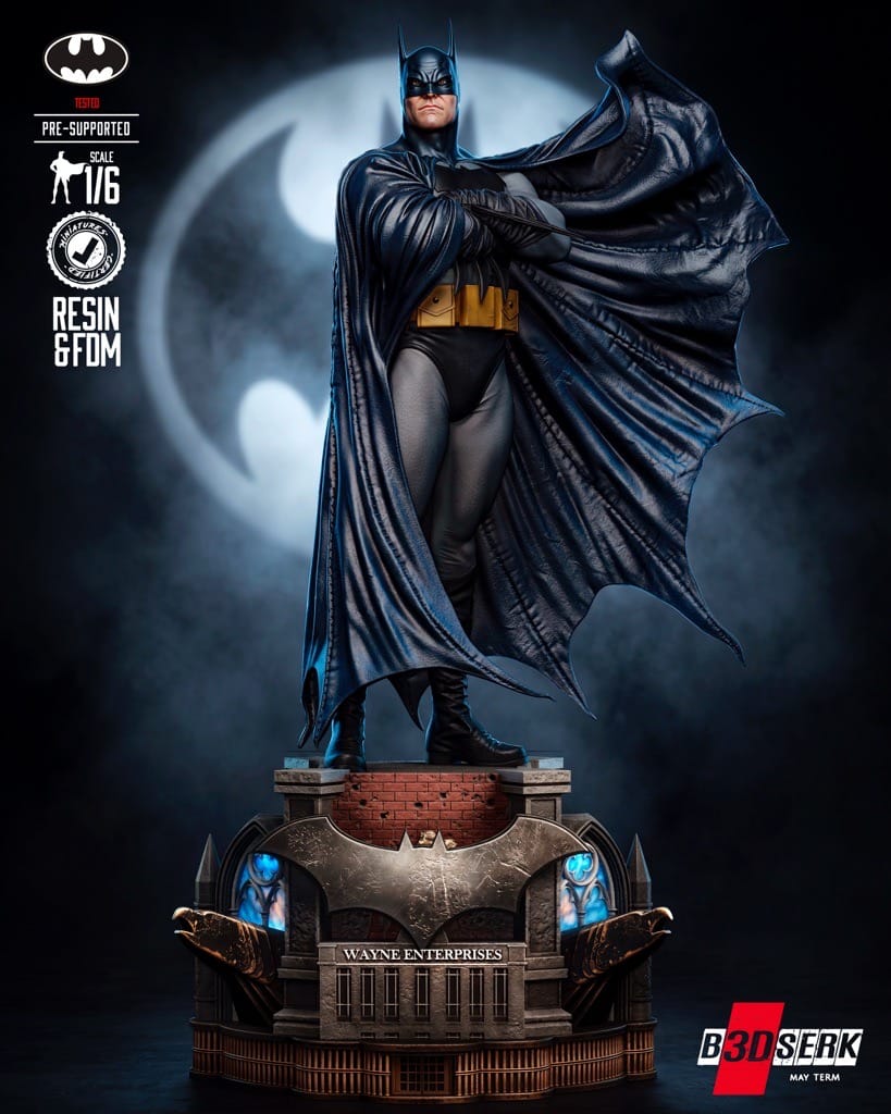 P站图纸印象馆 B3DSERK DC漫画 蝙蝠侠 B3DSERK DC漫画 蝙蝠侠