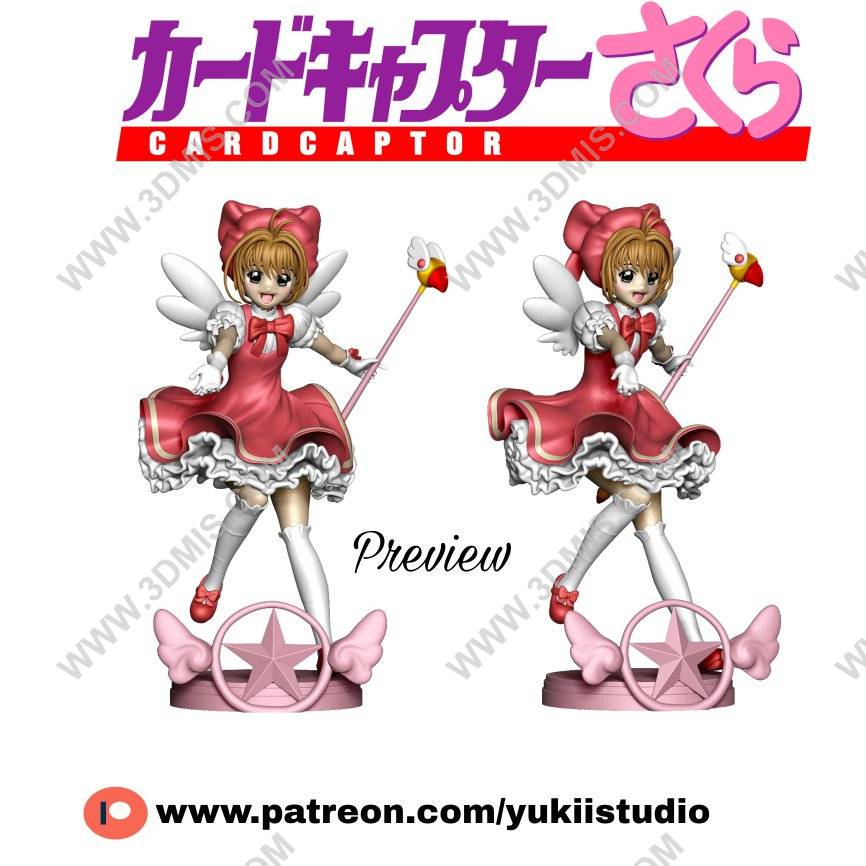 P站图纸印象馆 魔卡少女樱 木之本樱 魔卡少女樱 木之本樱