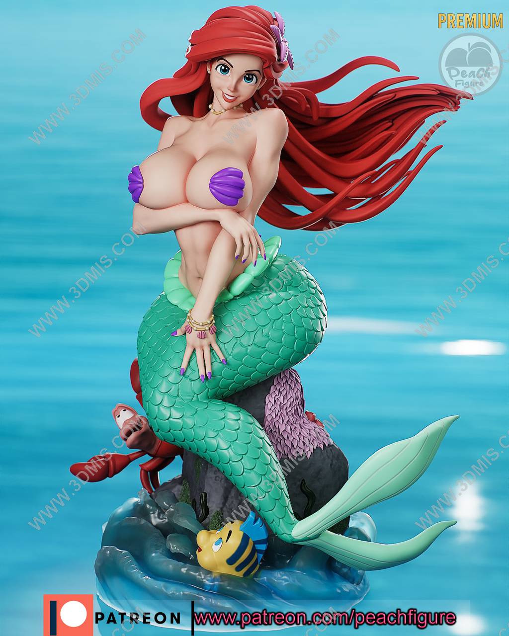 P站图纸印象馆 Peach Figure 小美人鱼 爱丽儿 Peach Figure 小美人鱼 爱丽儿