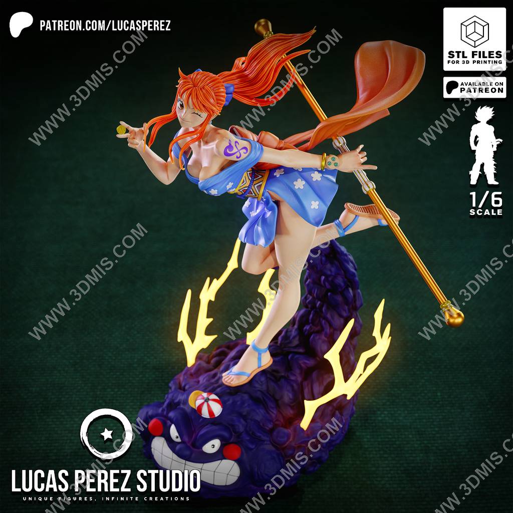 P站图纸印象馆 Lucas Perez 航海王 娜美 Lucas Perez 航海王 娜美