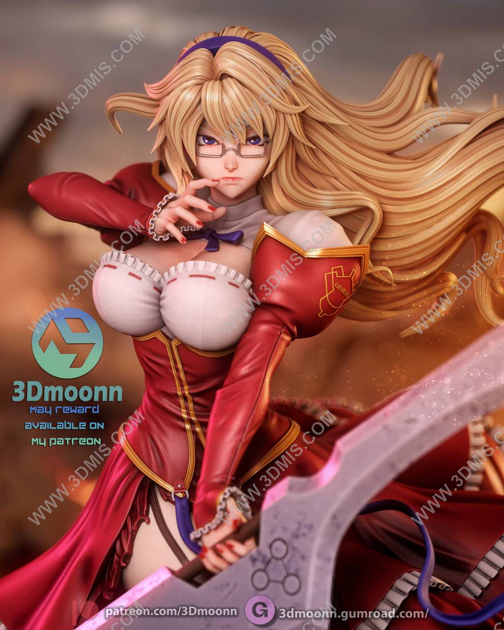 P站图纸印象馆 3Dmoonn 零度战姬 莎缇莱萨·L·布丽姬 3Dmoonn 零度战姬 莎缇莱萨·L·布丽姬