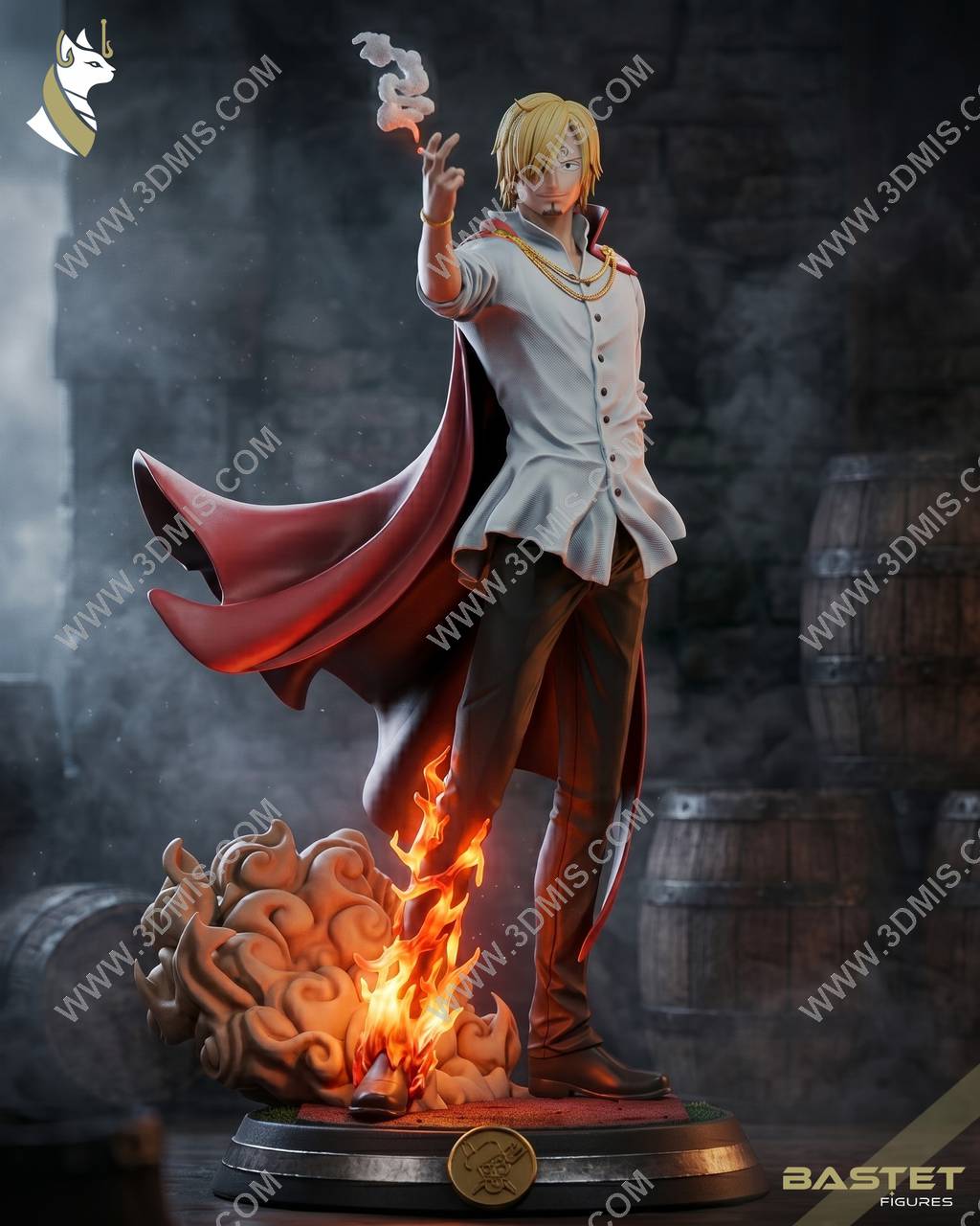P站图纸印象馆 Bastet Figures 海贼王 山治 Bastet Figures 海贼王 山治