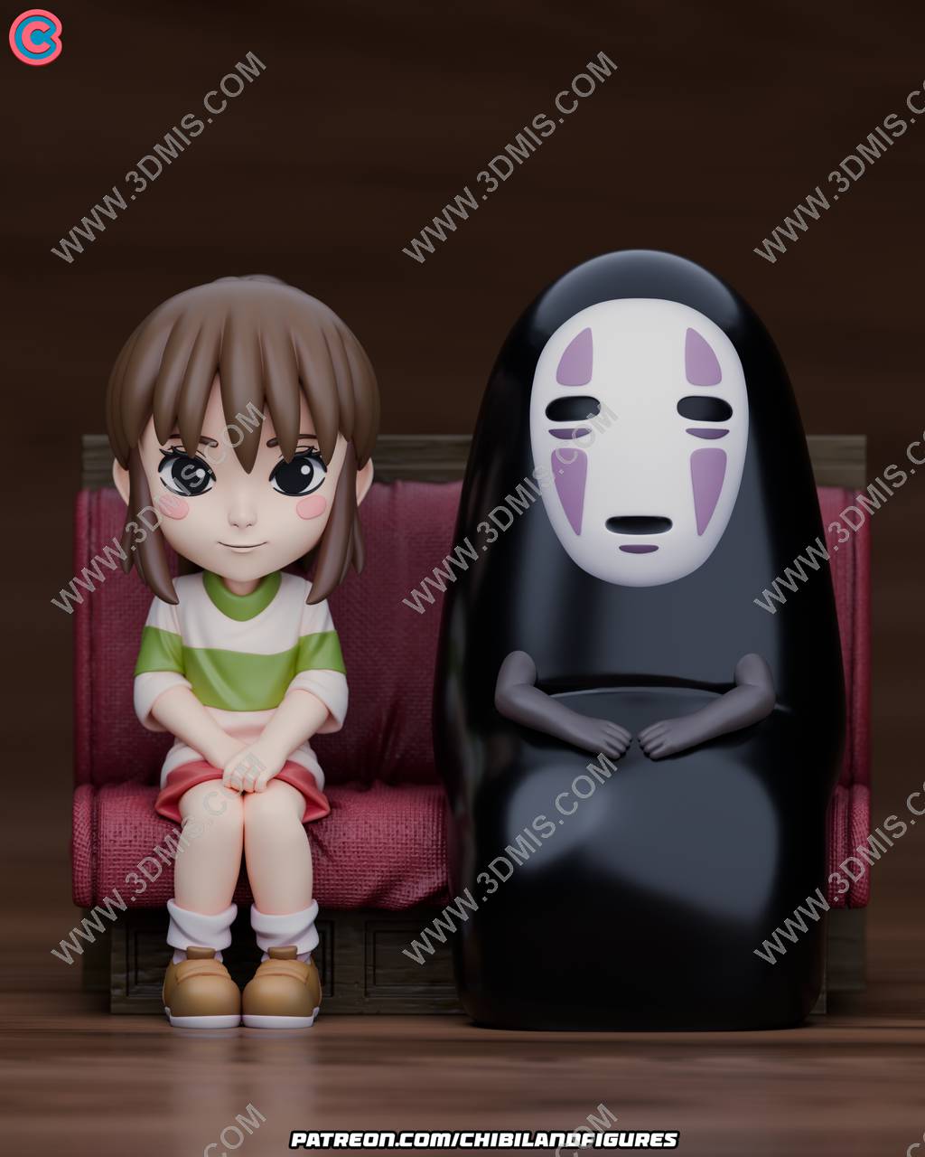 P站图纸印象馆 Chibi Land Figures 千与千寻 千寻与赈早见琥珀主 Chibi Land Figures 千与千寻 千寻与赈早见琥珀主