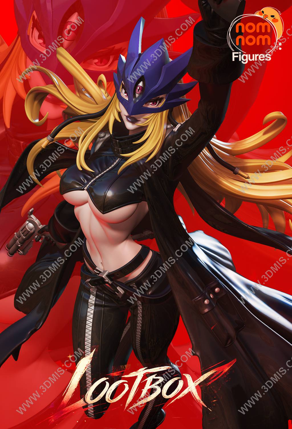 P站图纸印象馆 Nomnom Figures 数码宝贝 维纳斯兽 Nomnom Figures 数码宝贝 维纳斯兽