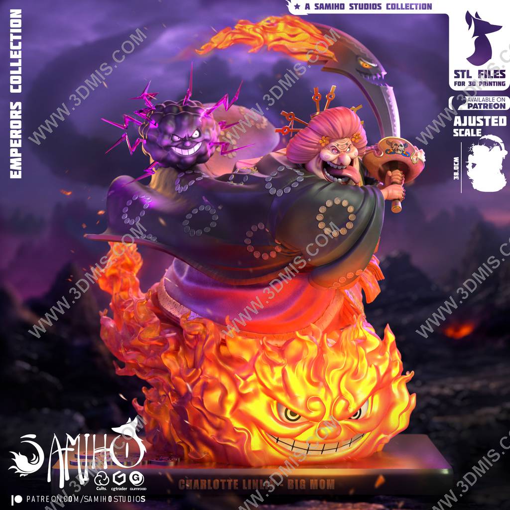 P站图纸印象馆 Samiho Studios 海贼王 夏洛特·玲玲 Samiho Studios 海贼王 夏洛特·玲玲