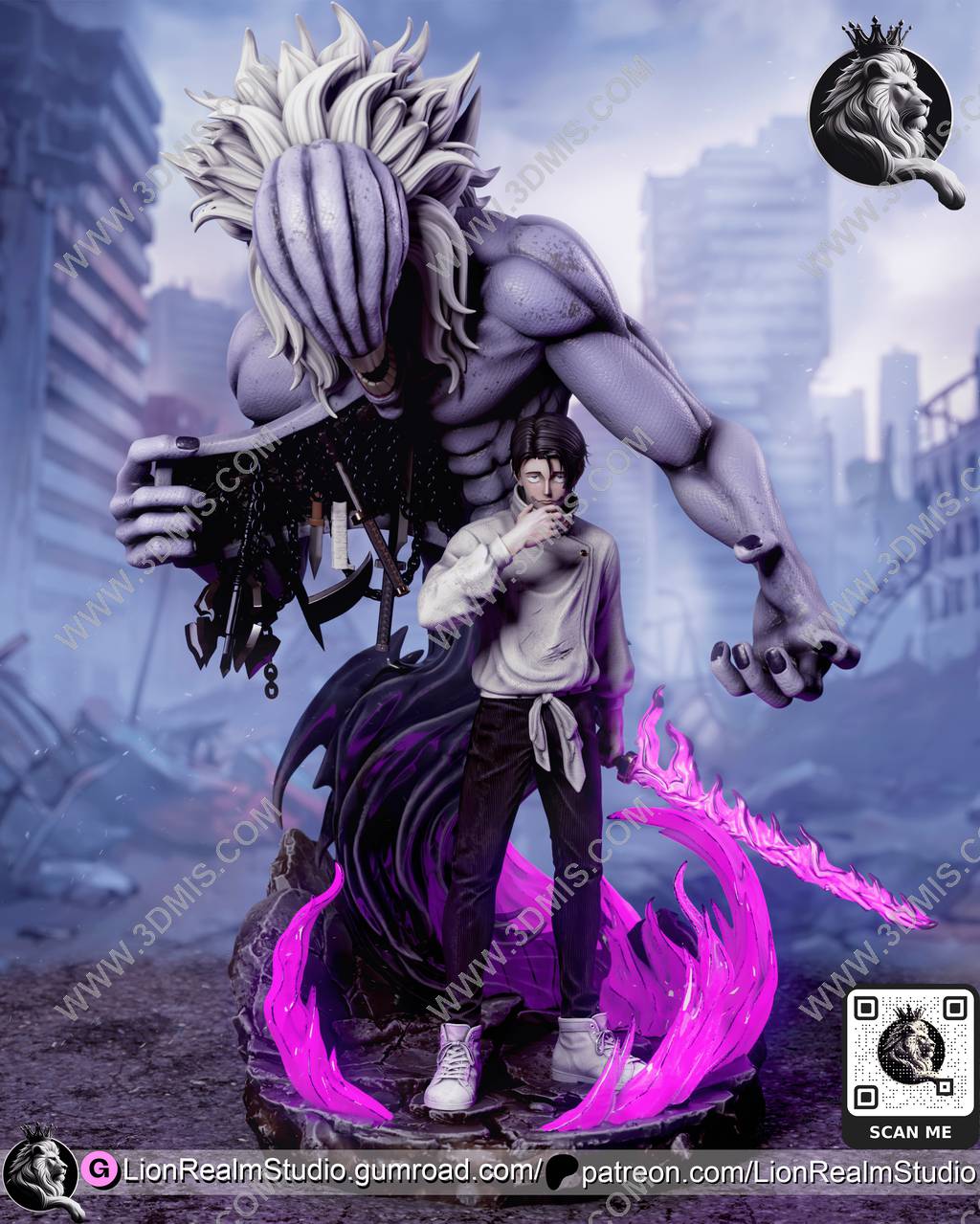 P站图纸印象馆 LionRealm Studio 咒术回战 乙骨忧太 LionRealm Studio 咒术回战 乙骨忧太