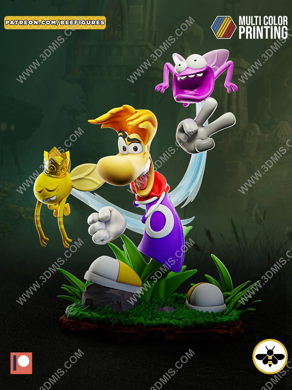 P站图纸印象馆 Bee Figures 雷曼:传奇 雷曼 Bee Figures 雷曼:传奇 雷曼