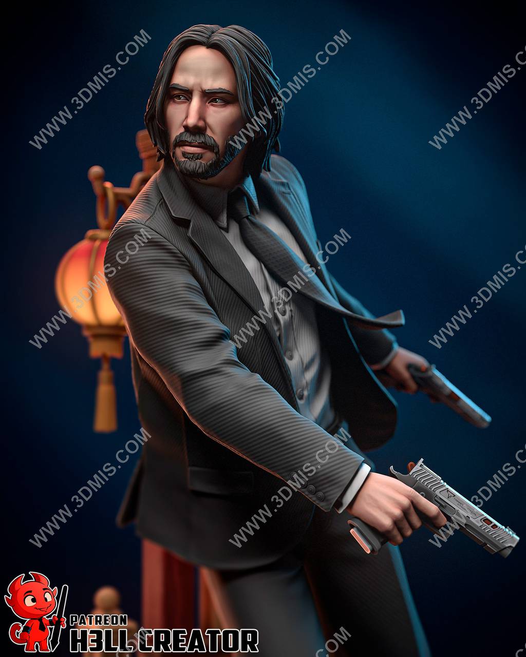 P站图纸印象馆 h3LL creator 疾速追杀 约翰·威克 h3LL creator 疾速追杀 约翰·威克