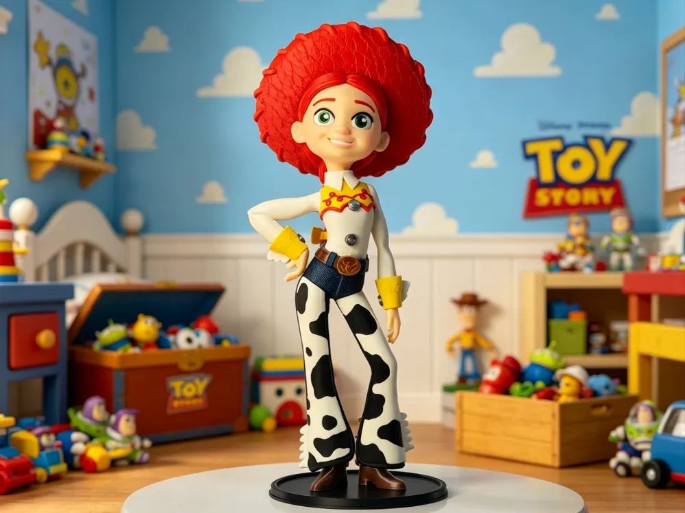 P站图纸印象馆 Jessa figure from Toy Story – 3D Print Model Jessa figure from Toy Story – 3D Print Model