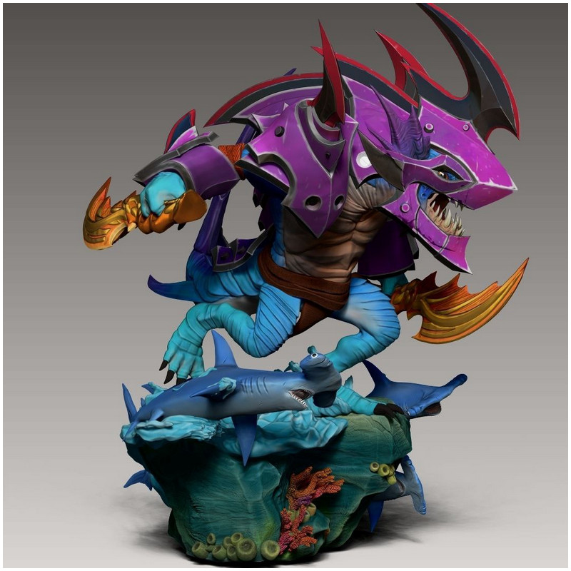 P站图纸印象馆 Dota2 小鱼人 斯拉克 Dota2 小鱼人 斯拉克