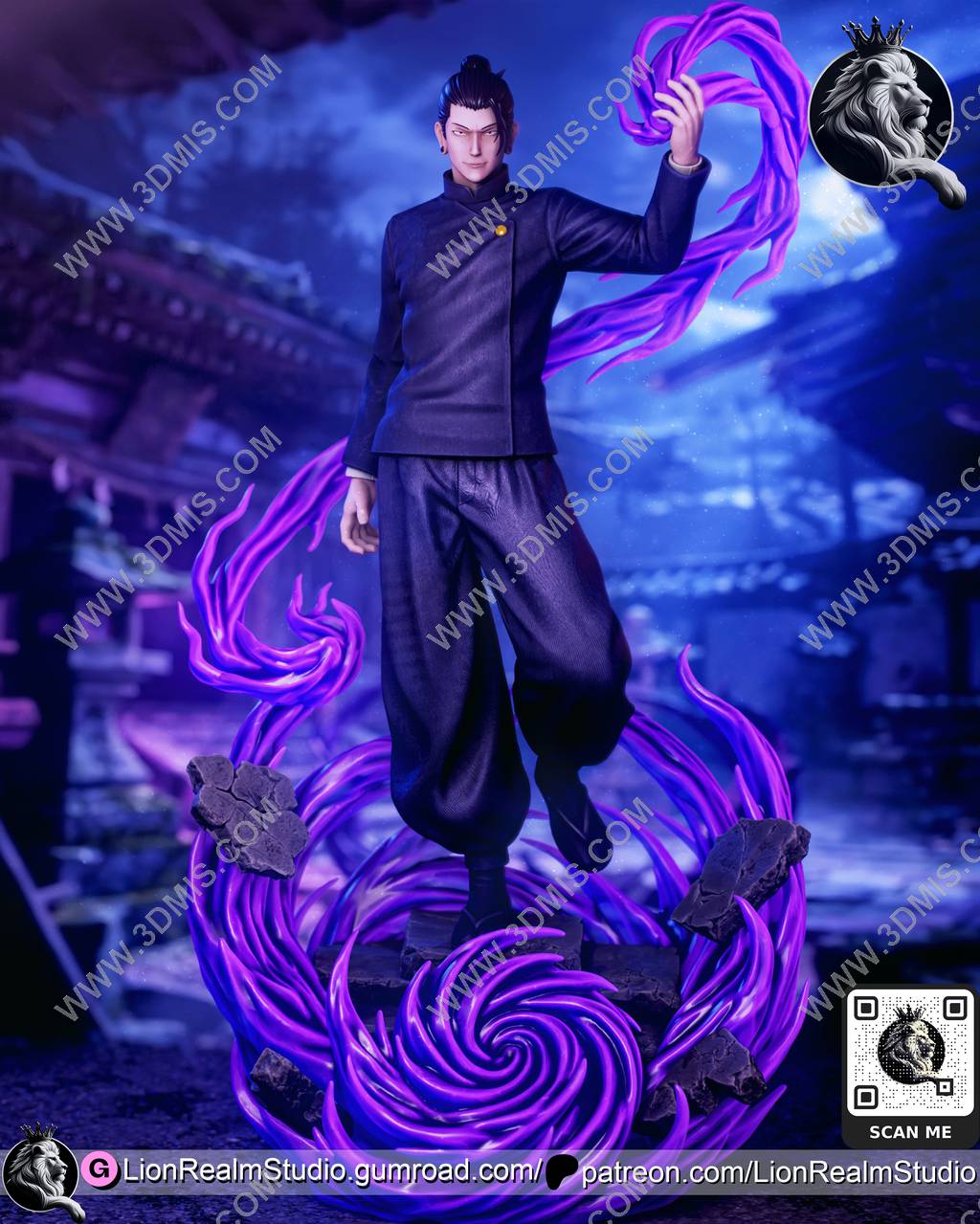 P站图纸印象馆 LionRealm Studio 咒术回战 夏油杰 LionRealm Studio 咒术回战 夏油杰
