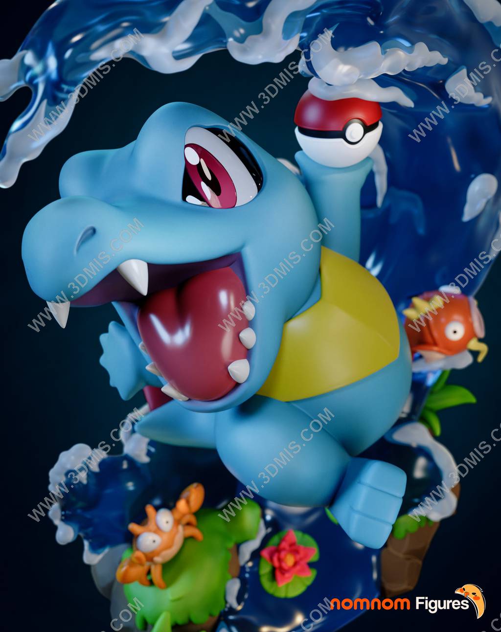 P站图纸印象馆 Nomnom Figures 精灵宝可梦 小锯鳄 Nomnom Figures 精灵宝可梦 小锯鳄